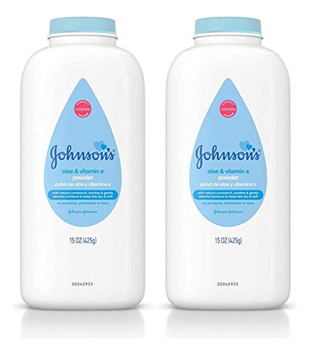 Johnson's - Polvo Para Bebe Con Aloe De Almidon De Maiz Deri