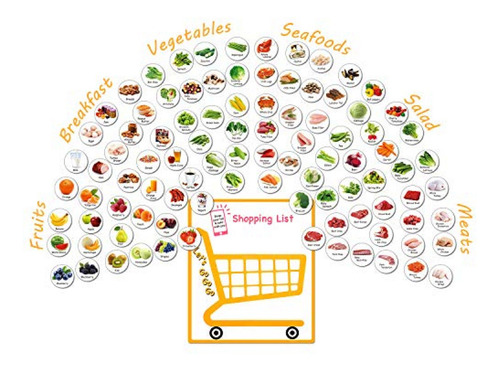 Imanes De Nevera Morcart Imanes De Lista De Comestibles Para