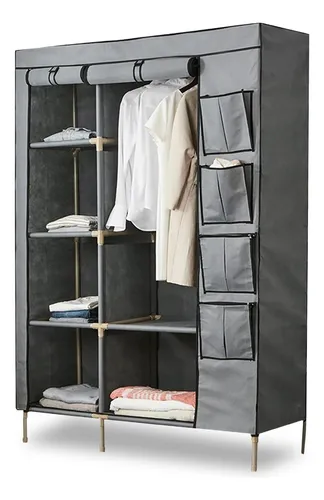 Perchero Armable Closet Rack Ropero Portatil Para Ropa