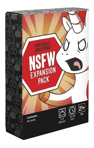 Juego De Mesa Unstable Unicorns Nsfw Expansion