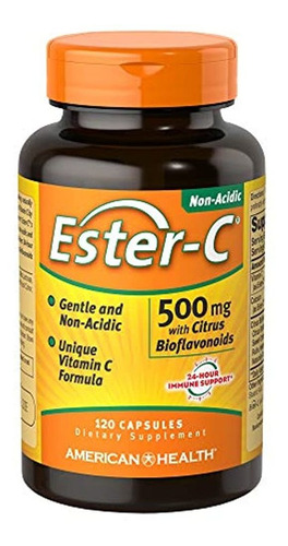 American Salud Ester-c Con Cítricos Bioflavonoids, 044545, 1