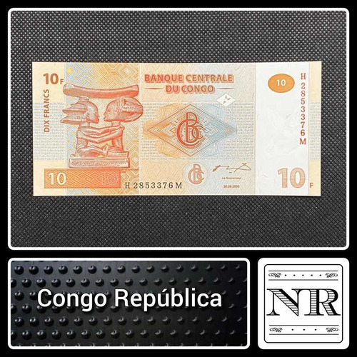 Imagen 1 de 4 de Congo - 10 Francos - Año 2013 - P #93