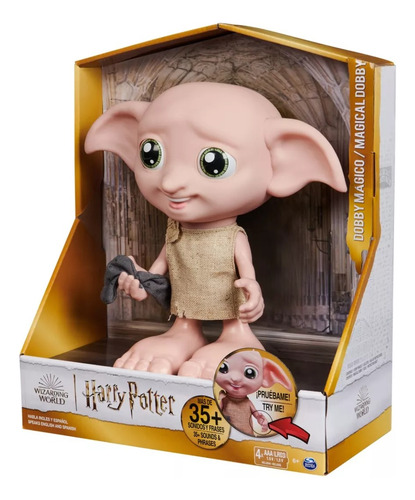 Robot Juguete World Harry Potter Doby Interactivo Dobby