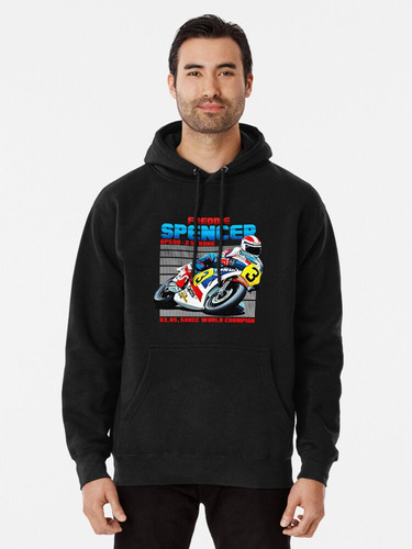 Buzo Canguro Freddie Spencer Motogp Champion 80s Unisex