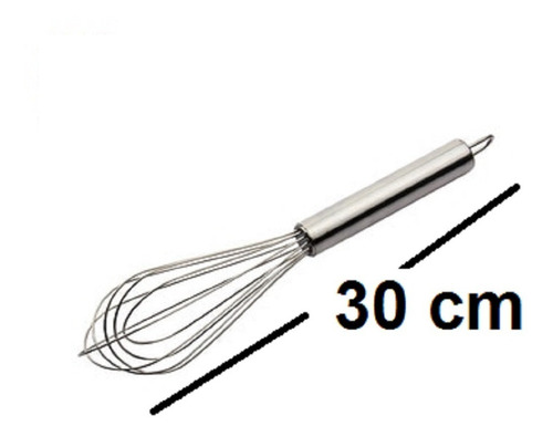 Batidora Manual 30 Cm Alumar -plateado
