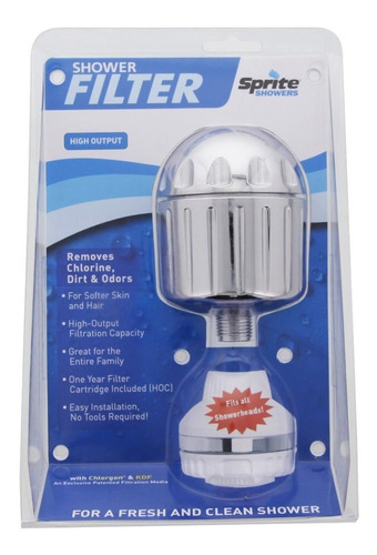 Sprite Showers Ho2-cm Filtro De Ducha Universal De Alto Rend