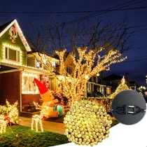 Comprar Luces Navidad Guirnalda 200 Led Cadena Luces Led Navidad 12 Metros Cálida Arcashoping Luces En Cadena Led Cálida Luces Navideñas Luces Navideñas Exterior Cálida