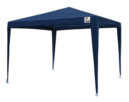 Tenda Gazebo 2x2m Polietileno Azul - Bel Lazer