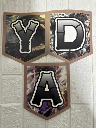 Kit Cumpleaños Attack On Titan Shingeki No Kyojin Decoracion