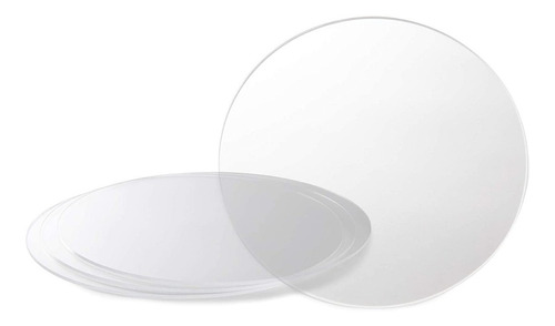 Circulo De Acrílico Transparente 110 Cm Diámetro En 3 Mm