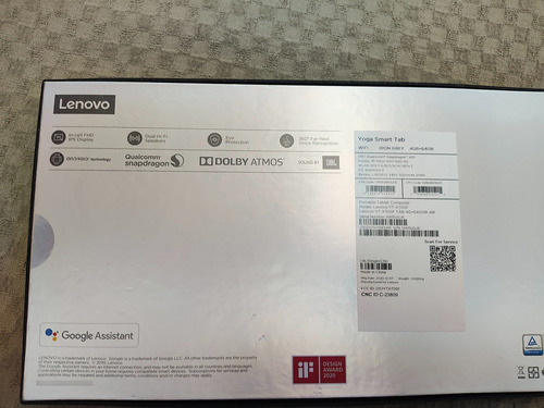 Tablet Lenovo Yoga Smart Tab Urg Mudanza Negro (Usado)