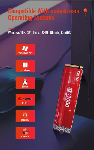 Disco Sólido Ssd Interno Nvme Kingspec Xg7000-1tb 2280 1tb