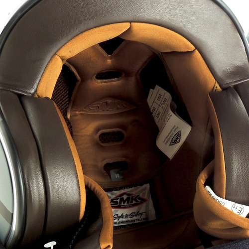 Imagen 5 de 8 de Casco Moto Abierto Smk El Dorado Jet Rebel