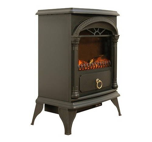 Imagen 2 de 5 de Chimenea Electrica Roble Negra