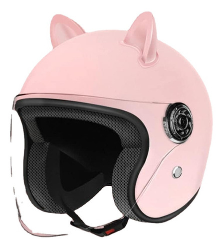 Casco Eléctrico De Motocicleta Con Orejas De Gato Para Adult