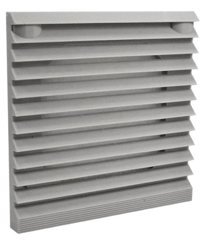 Veneziana Com Filtro Para Ventilador 12x12cm Cor da estrutura Cinza