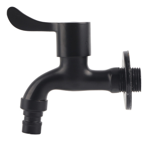 Grifo De Pared Negro De Acero Inoxidable 304 Para Agua De Ja