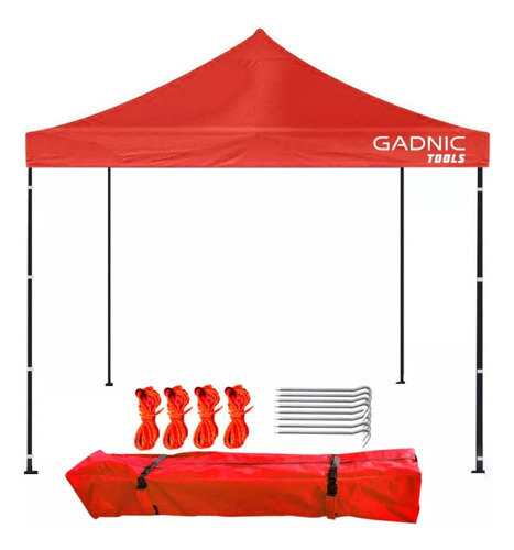 Gazebo 3x3 Plegable Portatil + Bolso Transporte Y Estacas