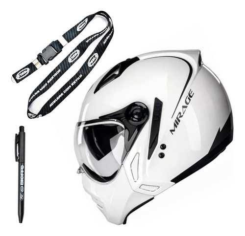 Capacete Peels Mirage Classic Branco Brilho