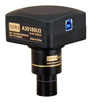 Cámara Omax 18.0mp Usb 3.0 Digital Para Microscopio Con 0,01