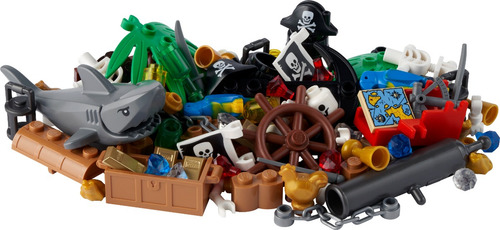 Imagen 3 de 4 de Lego Pack De Accesorios Vip: Piratas Polybag Iconic 40515