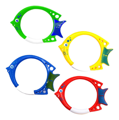 Juguetes De Anillos De Peces, 4 Anillos De Peces De Buceo