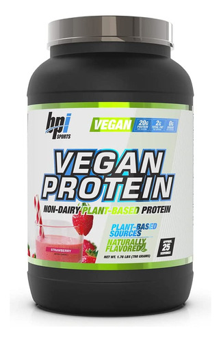 Bpi Sports Vegan Protein - No Lácteo A Base De Plantas, Veg