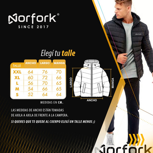 Imagen 5 de 5 de Campera Hombre Invierno Campera Puffer Rimland Importada