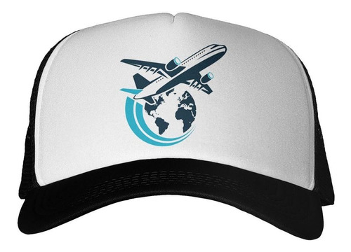 Gorra Avion World Plane Viajar Cielo