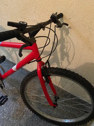 Bicicleta Mountain Bike Roja Rodado 26