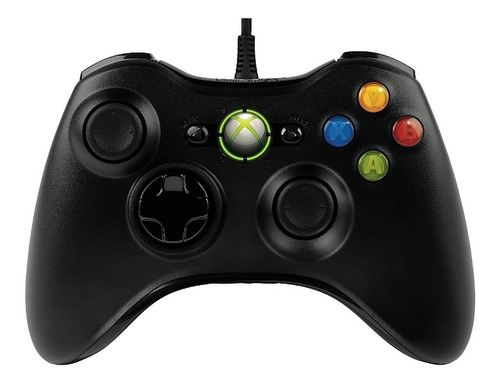 Control Alambrico Xbox 360 Original Microsoft- Hdez