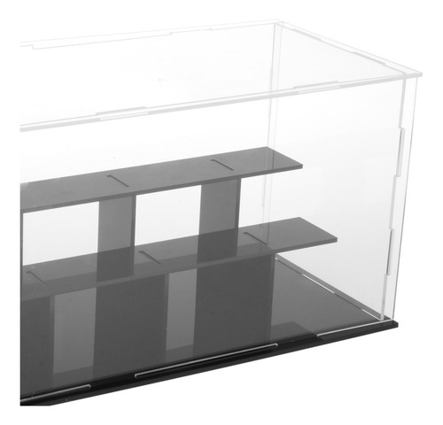 2 Vitrina De Acrílico Transparente A Prueba De Polvo Para
