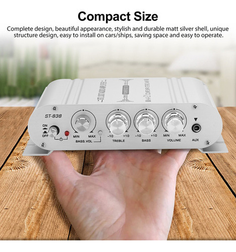Altavoz Amplificador Estéreo Para Coche Subwoo
