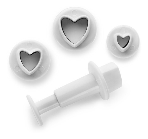 Cortador De Fondant Con Expulsor De Corazón Marca Ibili