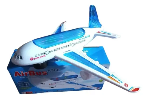comprar Avion Pasajeros Con Luz Y Sonido Anda Solo 24 Cm X 32 Cm 