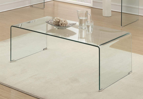 Coaster Furniture Mesa De Centro Rectangular Transparente