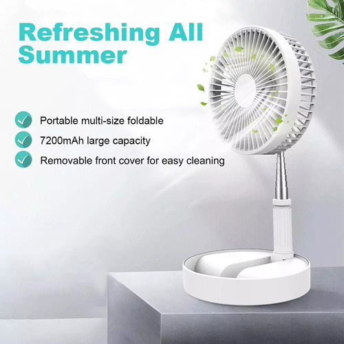 Ventilador De Escritorio, Ventilador De Piso, Ajustable En A