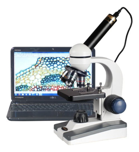 Amscope M150ce Microscopio Monocular Compuesto Digital Wf10x