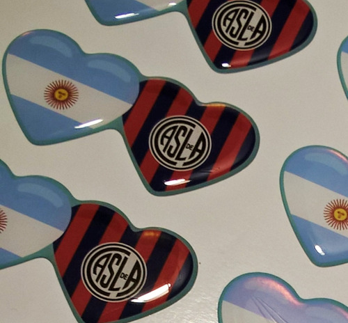 Calcos, Stickers Bandera Argentina Futbol X2 Unid