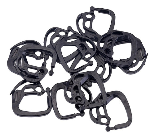 Cp, 50 Piezas Soporte Clips Red Sombra Al Aire Libre