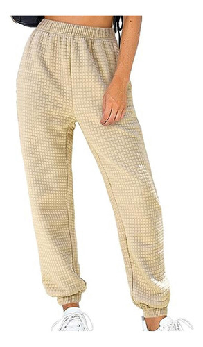 Pantalones Casuales De Pierna Recta A La Moda Deportiva Lisa