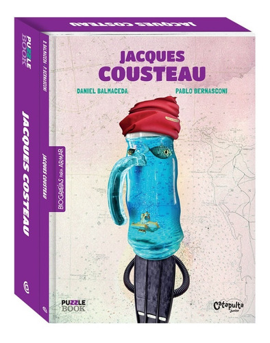 Jacques Cousteau Puzzle + Libro - Bernasconi - Catapulta