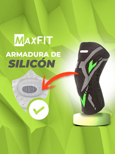 Par Rodillera Deportiva Compresión Protección Maxfit / Hx946