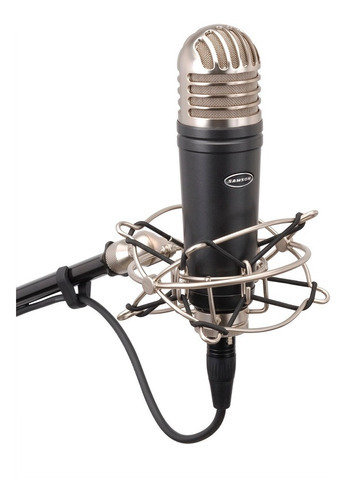 Microfono Samson Mtr101a Condenser Cardiode Vintage Color Negro/Plateado