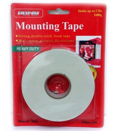 Cinta Doble Faz Adhesiva 19 M M Mounting Tape