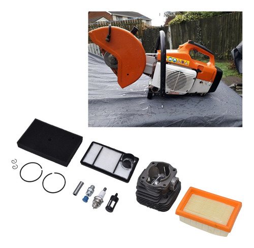 Pistón De Cilindro Para Stihl Ts400 49mm Kit De Filtro De Ai