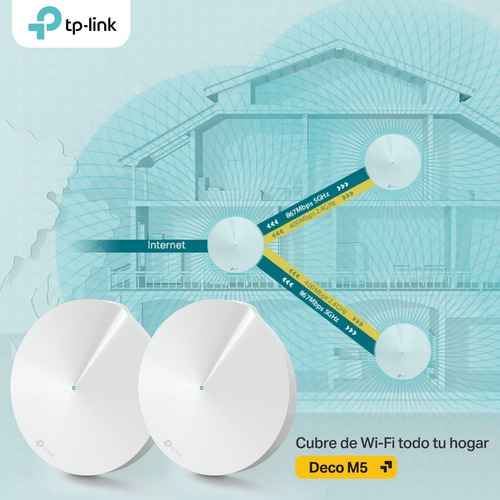 Router Tp-link Deco M5 Sistema Mesh 3 Nodos Ac1300 Dual Band