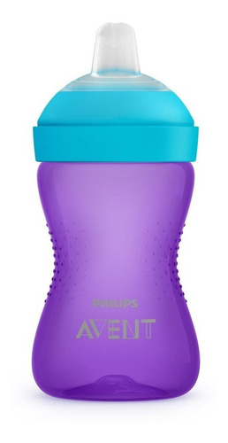 Vaso Infantil Avent Con Pico De Silicona Y Tapa 300 Ml +9m