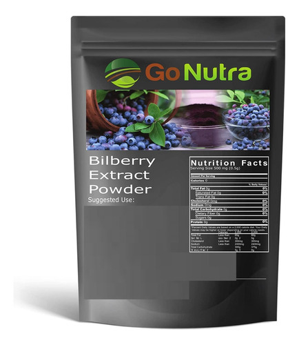 Go Nutra I Extracto De Arándano Europeo I 4oz Polvo