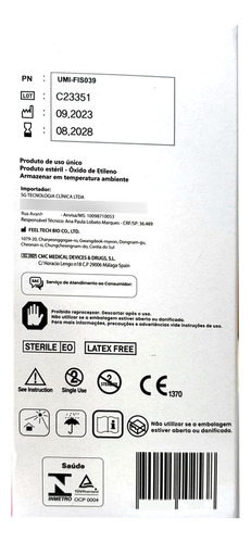 Seringa De Insulina 0,3ml C/agulha Fixa 6mmx0,25mm 31g